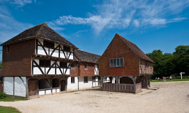Market Square at the Weald & Downland Open Air Museum