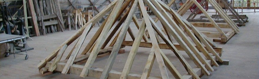 Timber roof framing