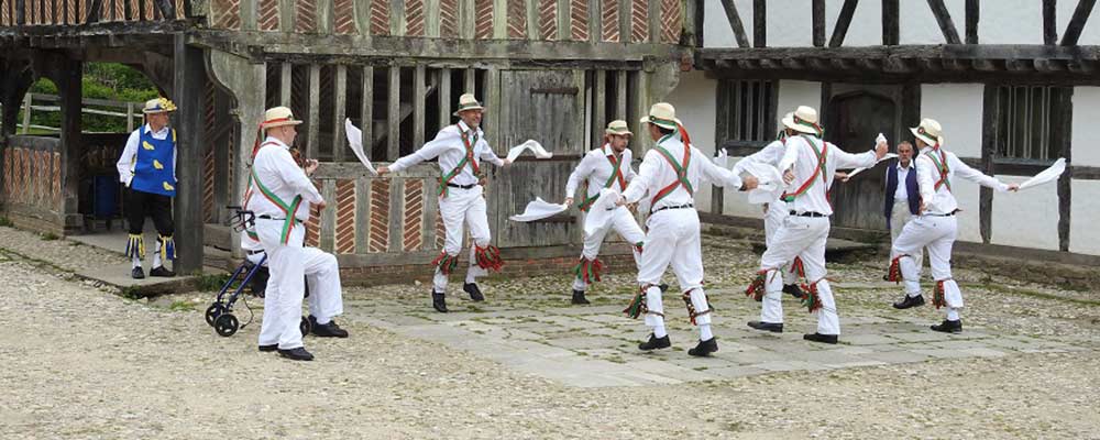 Sussex morris dancers
