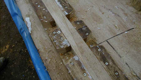 Gridshell scarf joint