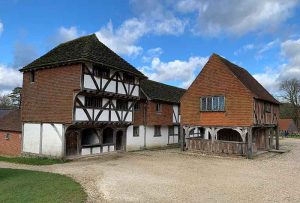 The market square at weald & downland living museum