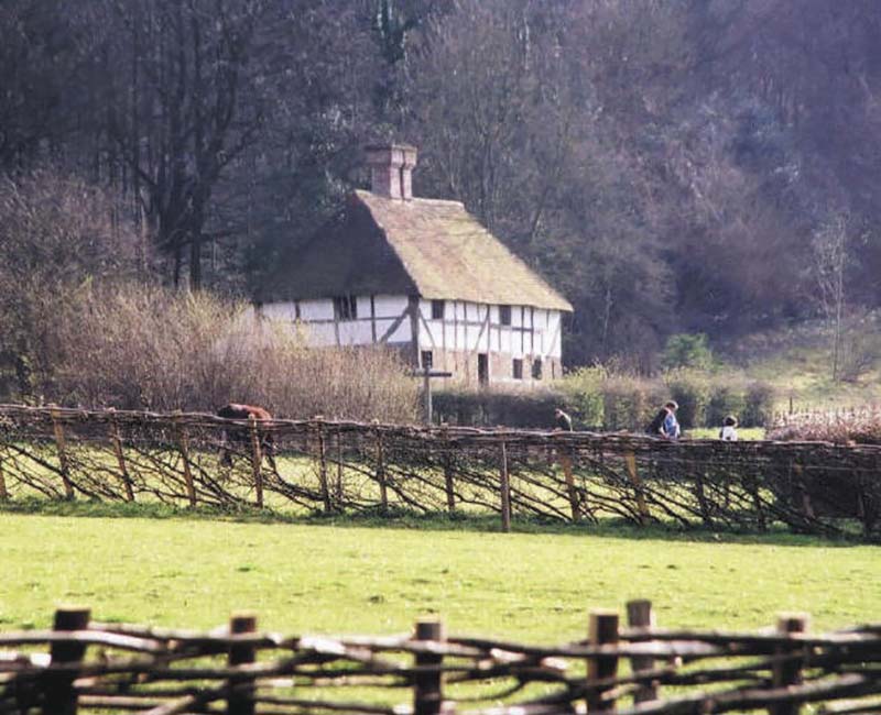 Pendean house from West Lavington, West Sussex