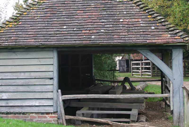 Sawpit Shed from Sheffield Park