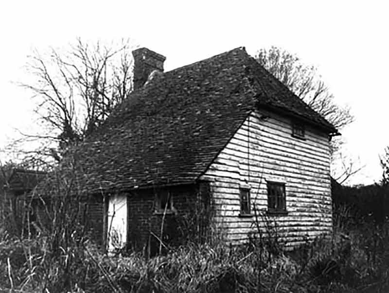 Tindalls Cottage in situ