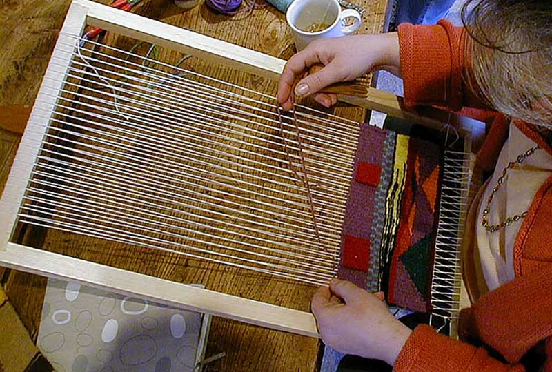 Tapestry weaving class
