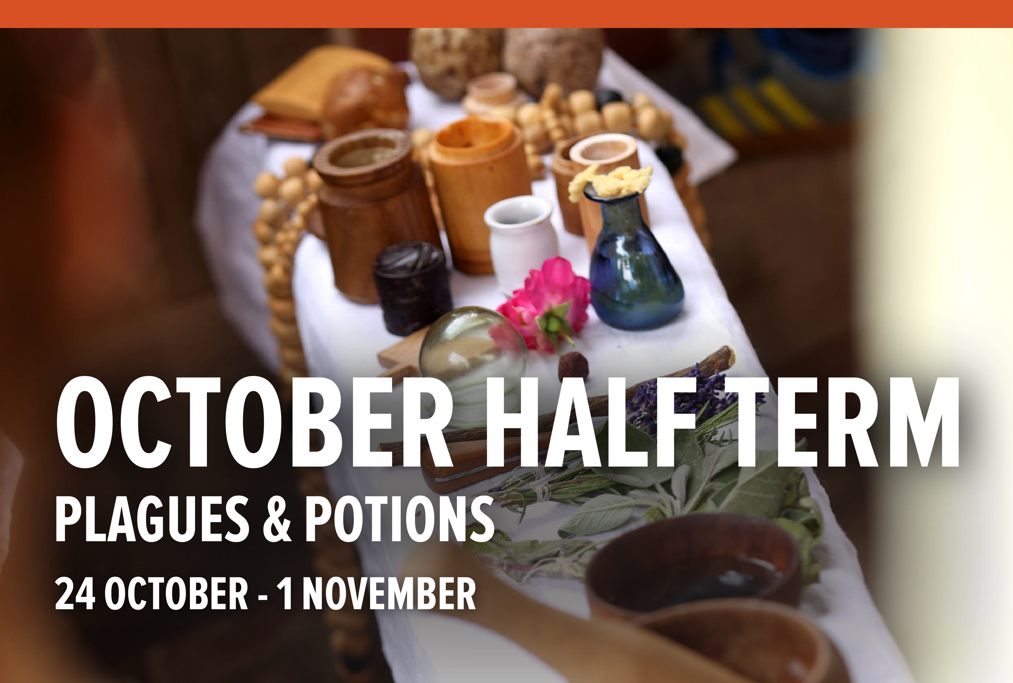 October Half Term: Plagues & Potions 13 October Half term at the Weald & Downland Living Museum