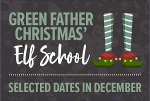 Green Father Christmas Elf School at the Weald & Downland Living Museum
