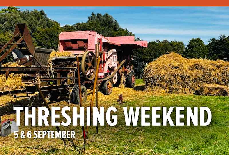 Heritage crafts threshing weekend at the Weald & Downland Living Museum