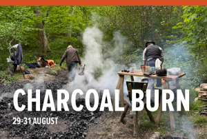 Heritage Crafts: Charcoal Burn 80 August Charcoal Burn at the Weald & Downland Living Museum