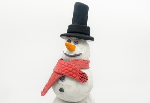 Family Winter Clay Workshop: Sculpt a Clay Snowman 7 clay snowman 4
